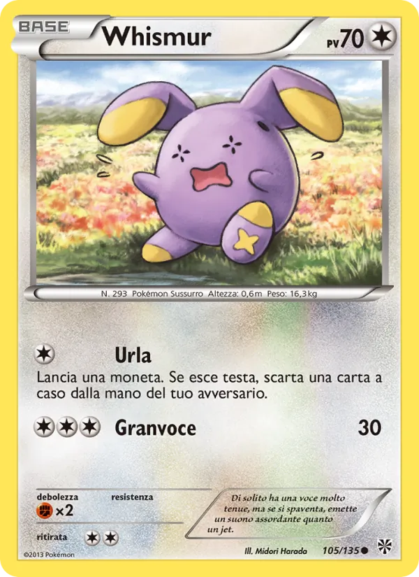 Whismur – Uragano Plasma 105