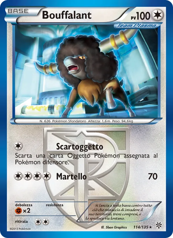 Bouffalant – Uragano Plasma 114