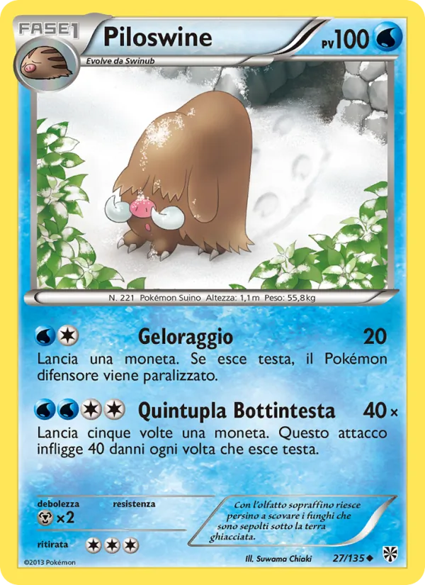 Piloswine – Uragano Plasma 27