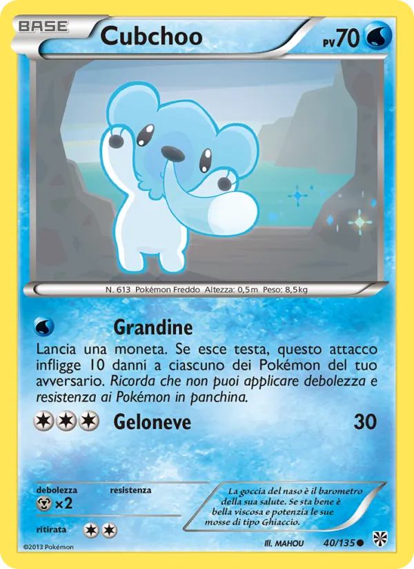 Cubchoo – Uragano Plasma 40