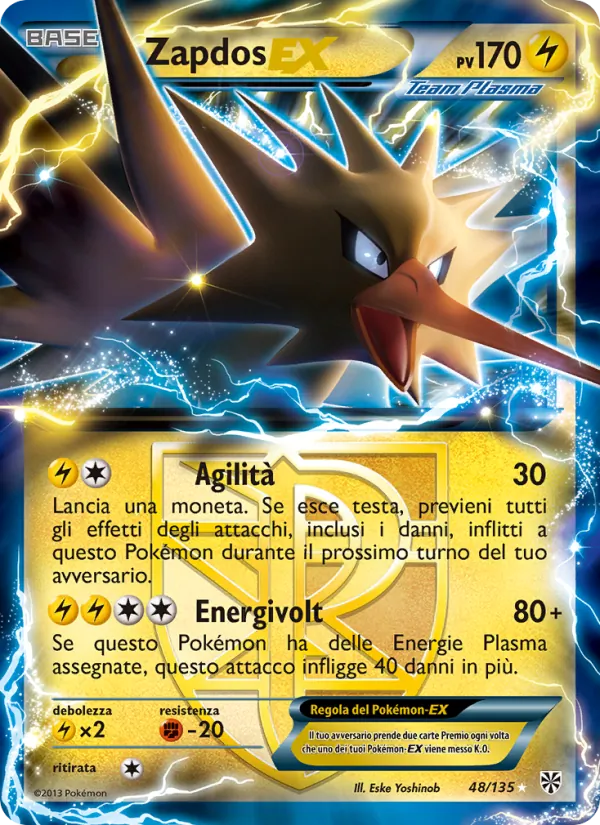 Zapdos-EX – Uragano Plasma 48