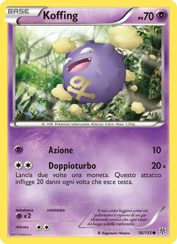 Koffing – Uragano Plasma 56