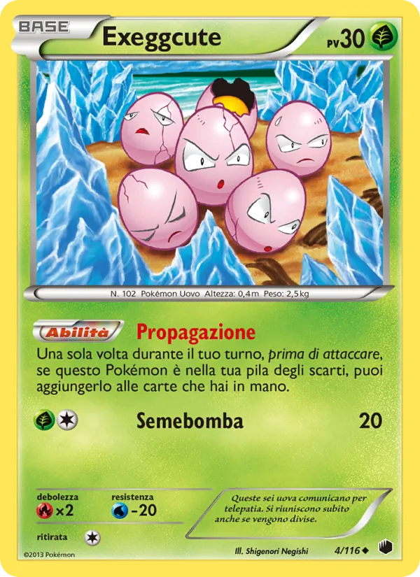 Exeggcute – Glaciazione Plasma 4