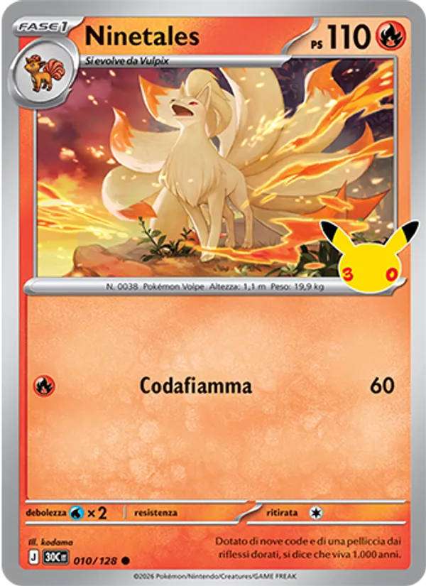 Ninetales – 30° Anniversario 10
