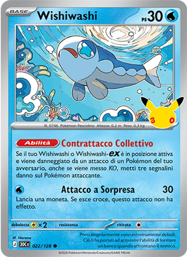 Wishiwashi – 30° Anniversario 22