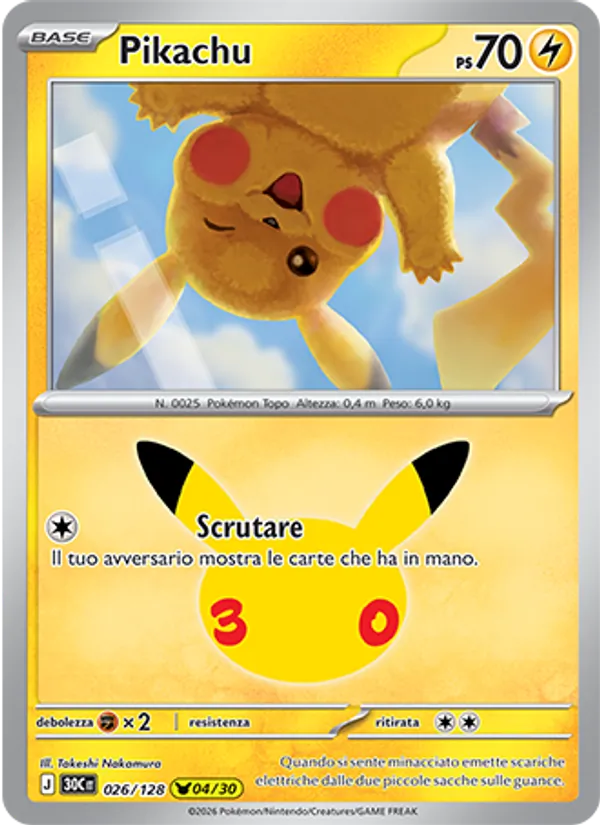 Pikachu – 30° Anniversario 26