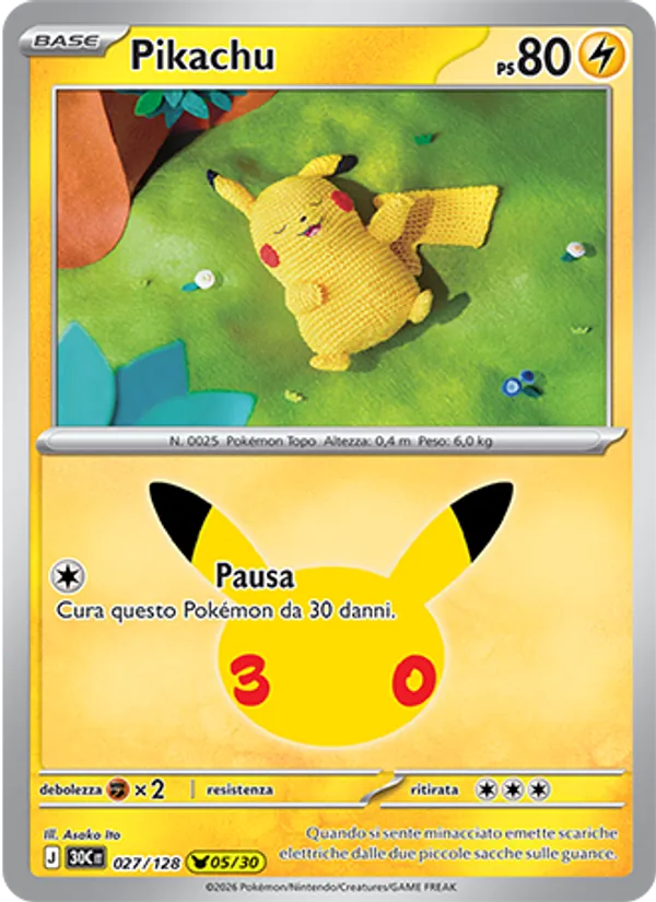 Pikachu – 30° Anniversario 27