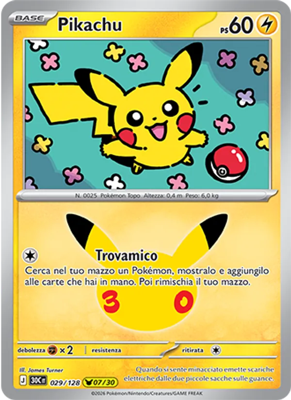 Pikachu – 30° Anniversario 29