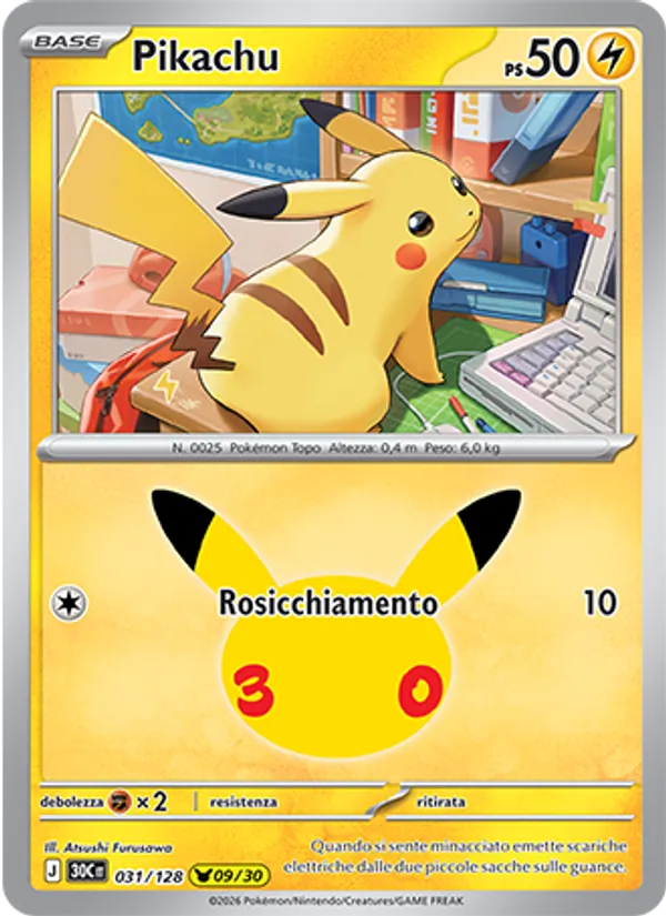 Pikachu – 30° Anniversario 31