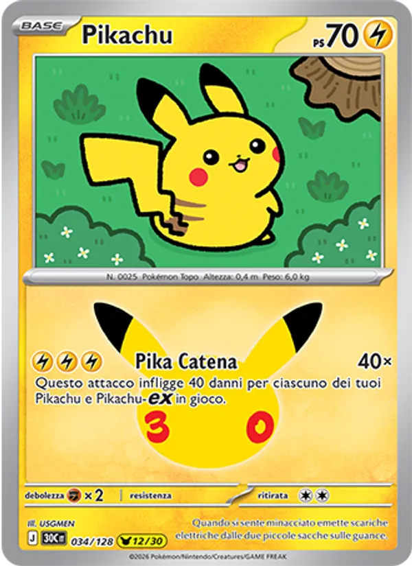 Pikachu – 30° Anniversario 34