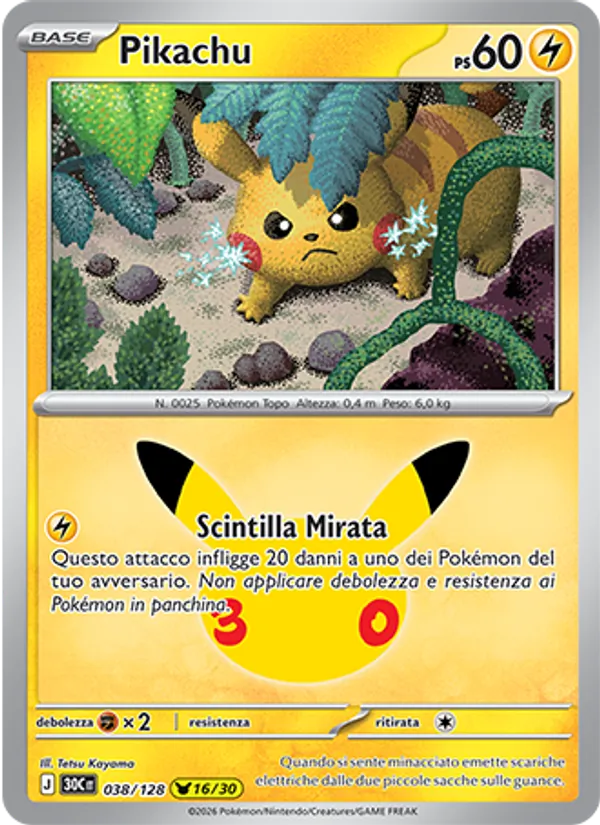 Pikachu – 30° Anniversario 38