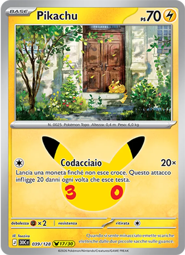 Pikachu – 30° Anniversario 39