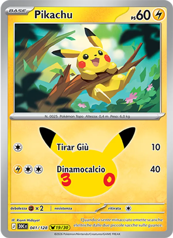 Pikachu – 30° Anniversario 41