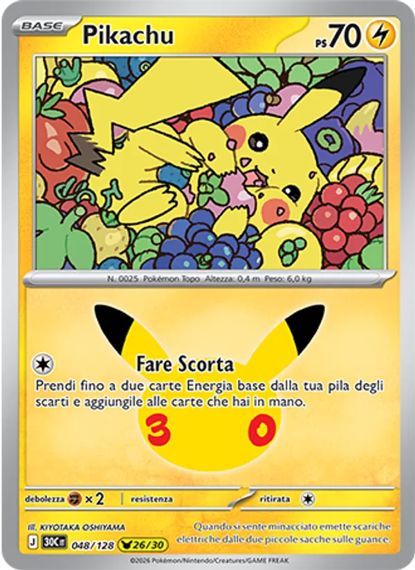 Pikachu – 30° Anniversario 48