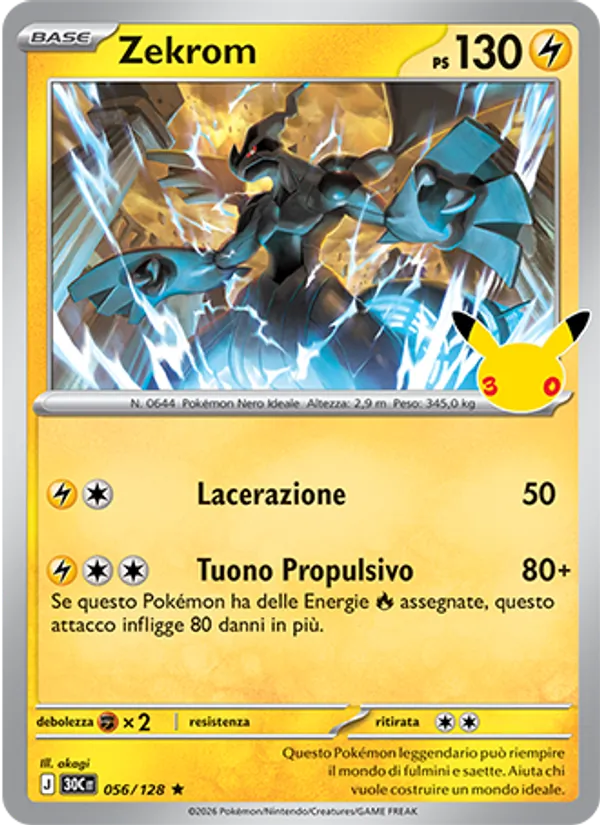 Zekrom – 30° Anniversario 56