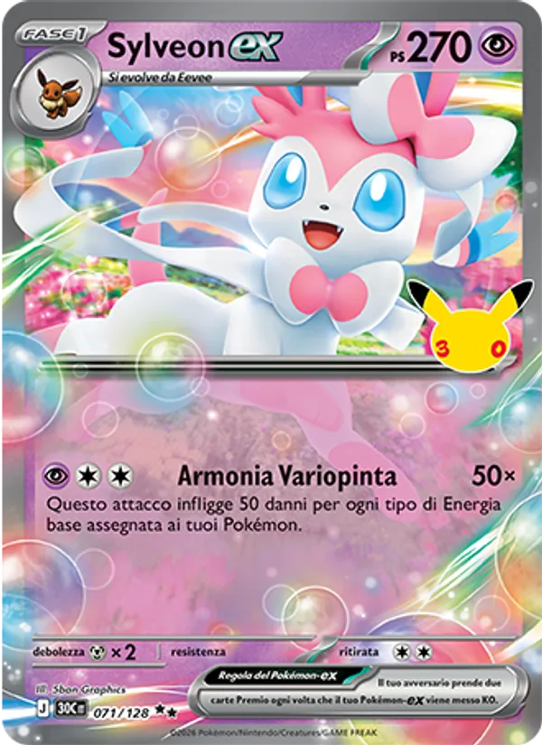Sylveon-ex – 30° Anniversario 71