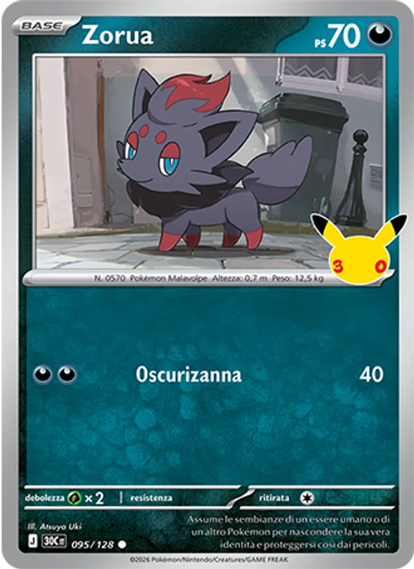 Zorua – 30° Anniversario 95
