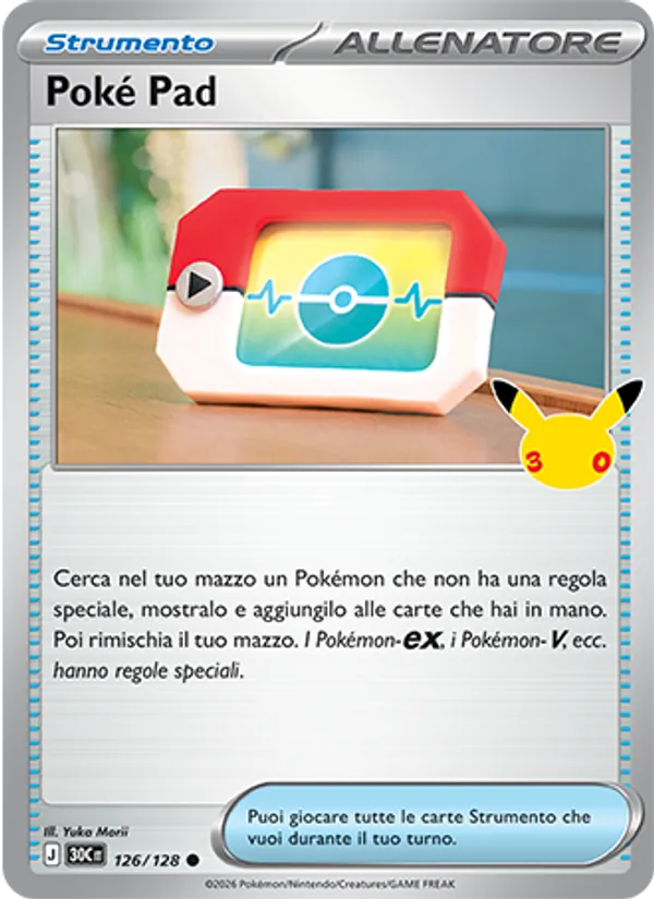 Poké Pad – 30° Anniversario 126