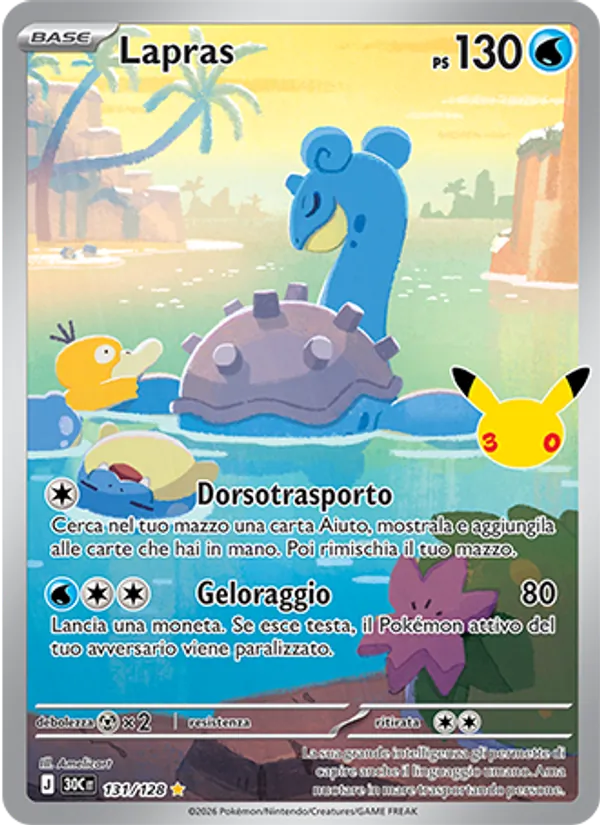 Lapras – 30° Anniversario 131