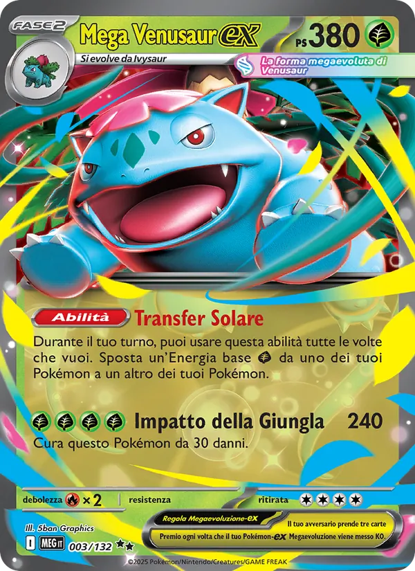 Mega Venusaur-ex – Megaevoluzione 3