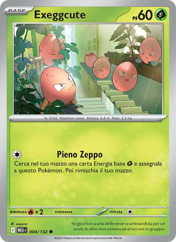 Exeggcute – Megaevoluzione 4