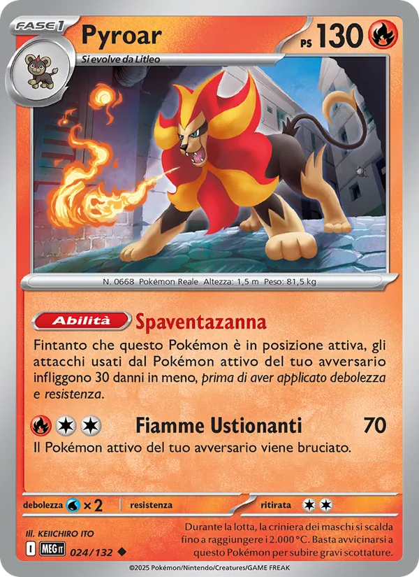 Pyroar – Megaevoluzione 24