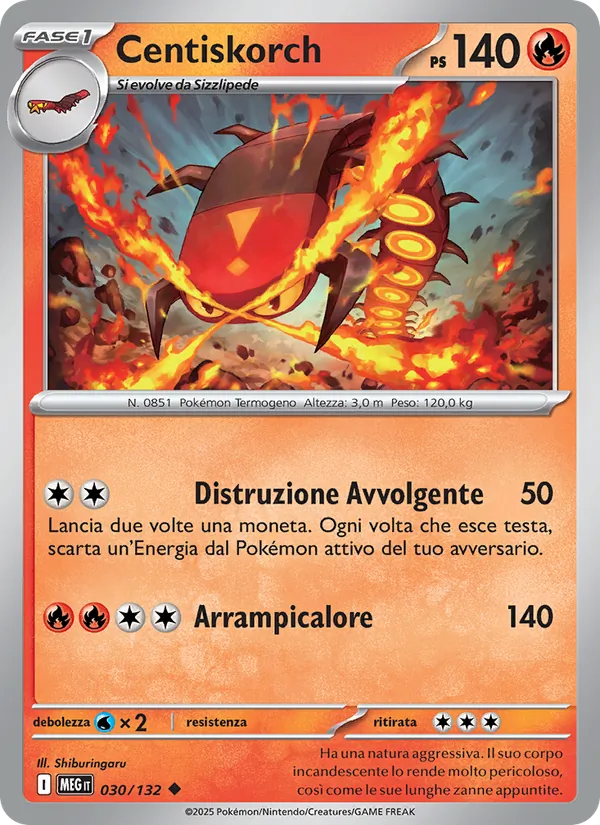 Centiskorch – Megaevoluzione 30