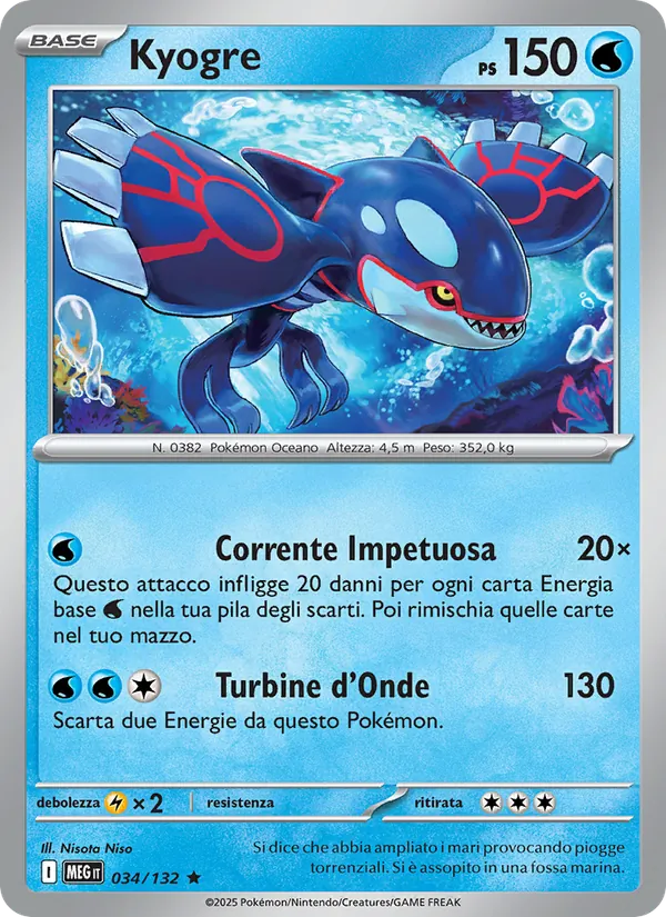 Kyogre – Megaevoluzione 34