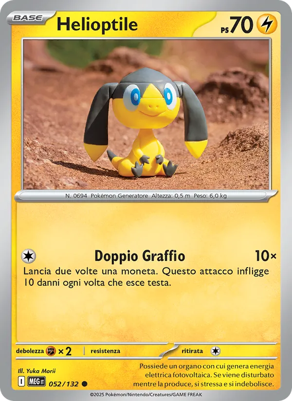 Helioptile – Megaevoluzione 52