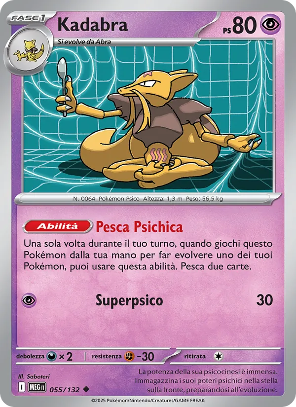 Kadabra – Megaevoluzione 55