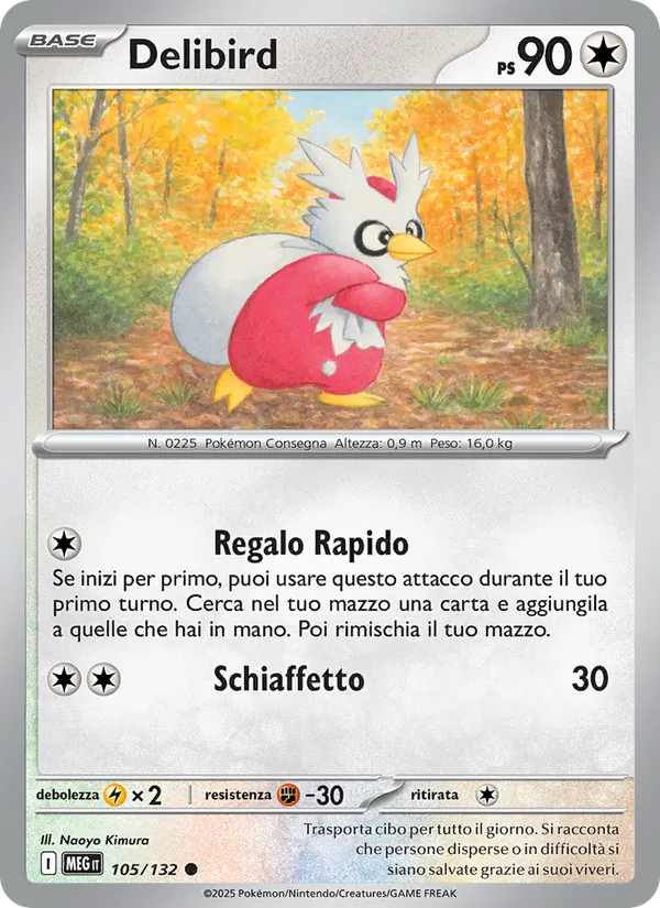 Delibird – Megaevoluzione 105