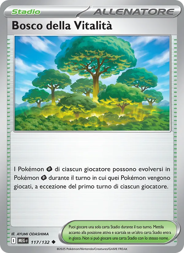 Bosco della Vitalità – Megaevoluzione 117