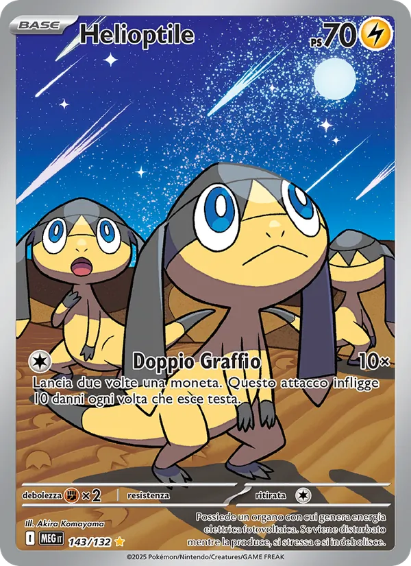 Helioptile – Megaevoluzione 143