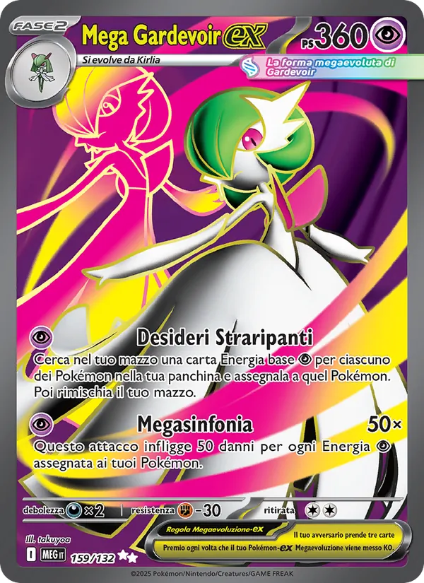 Mega Gardevoir-ex – Megaevoluzione 159