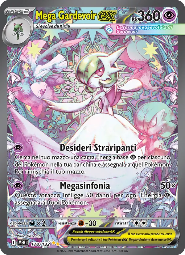 Mega Gardevoir-ex – Megaevoluzione 178