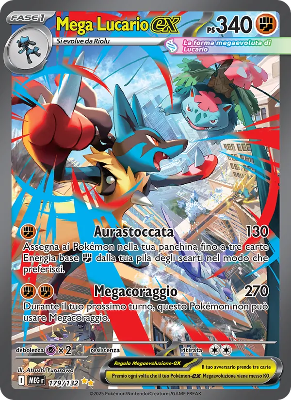 Mega Lucario-ex – Megaevoluzione 179