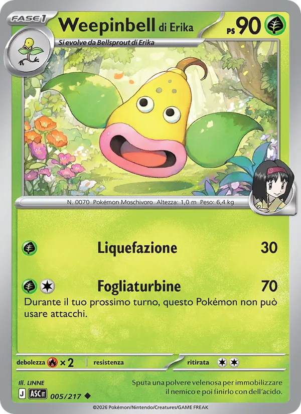 Weepinbell di Erika – Ascesa Eroica 5
