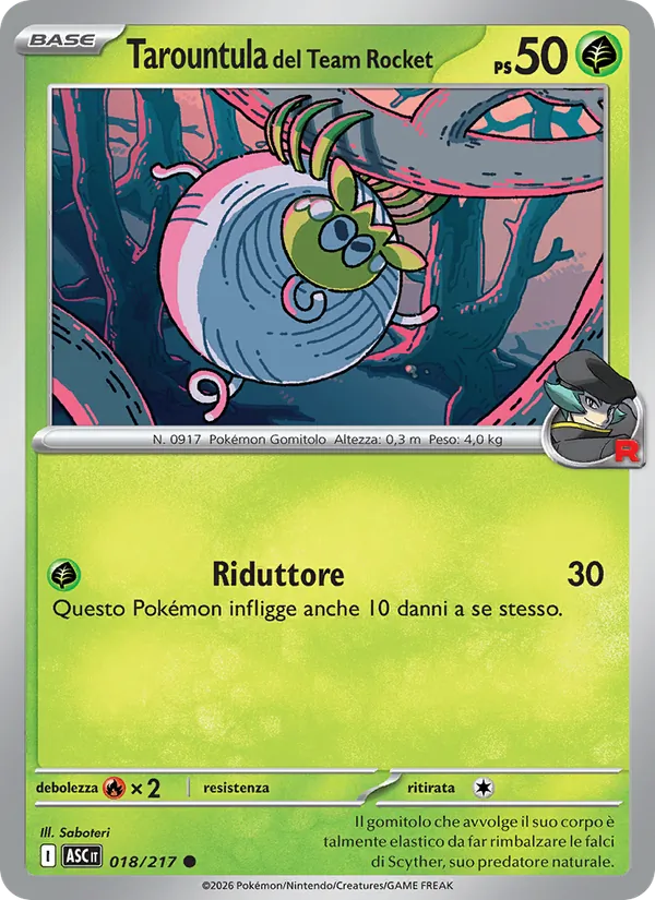 Tarountula del Team Rocket – Ascesa Eroica 18