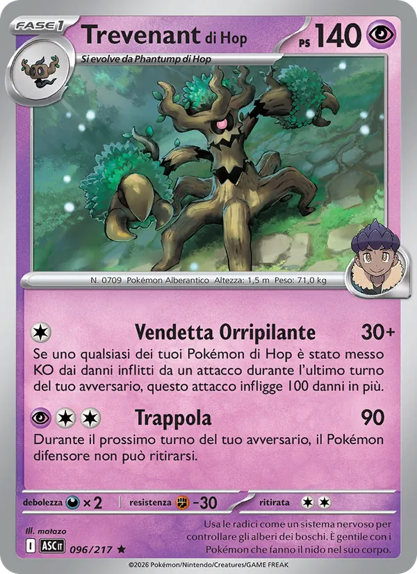 Trevenant di Hop – Ascesa Eroica 96