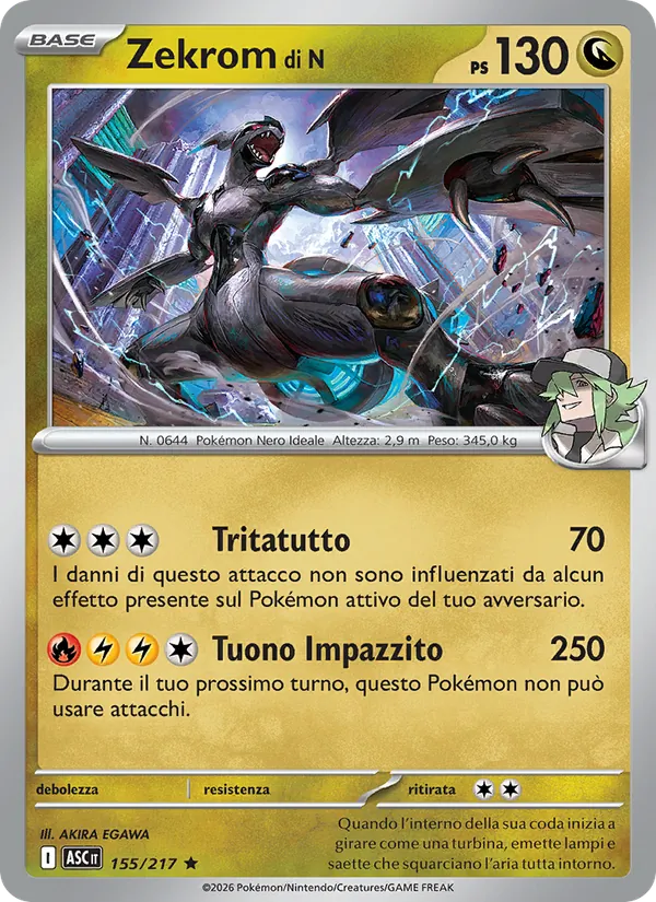 Zekrom di N – Ascesa Eroica 155