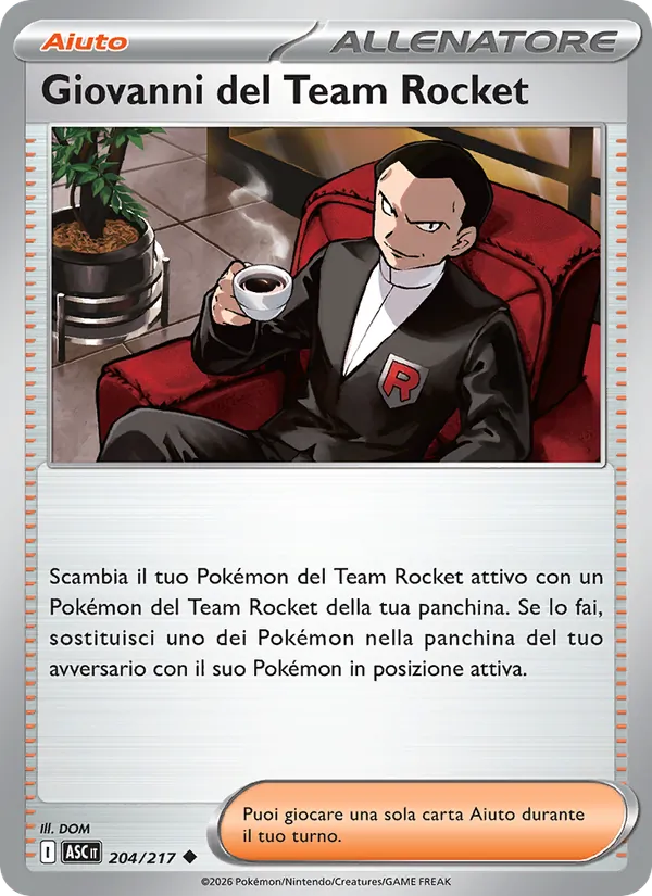 Giovanni del Team Rocket – Ascesa Eroica 204