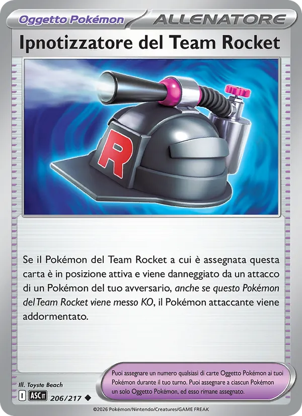 Ipnotizzatore del Team Rocket – Ascesa Eroica 206