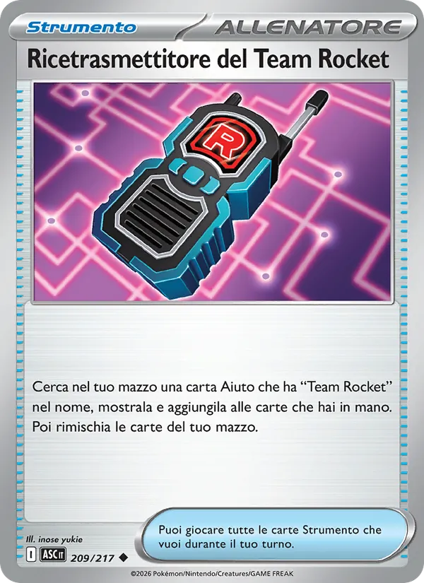Ricetrasmettitore del Team Rocket – Ascesa Eroica 209