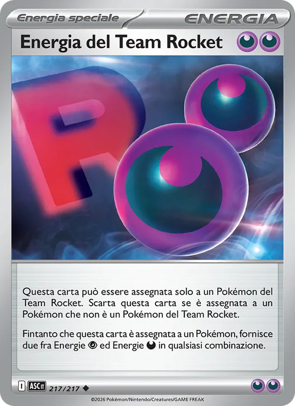Energia del Team Rocket – Ascesa Eroica 217