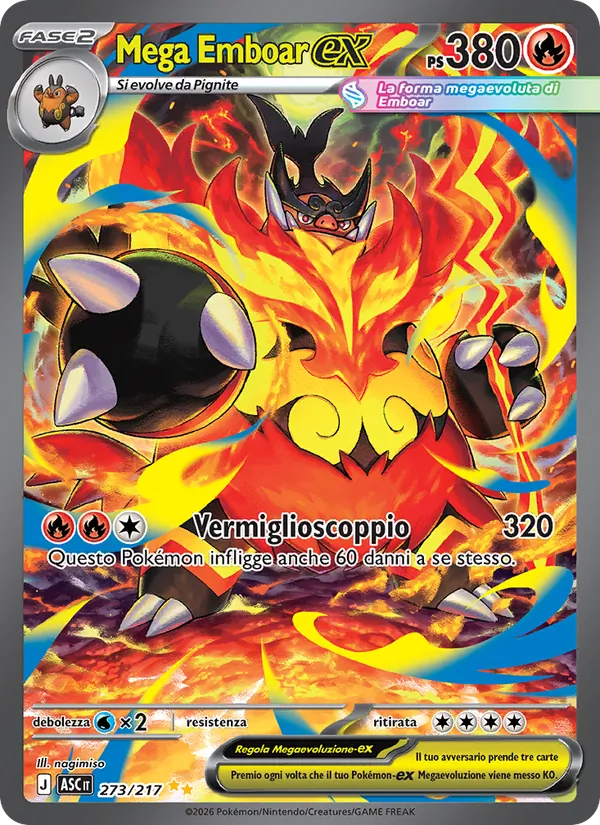 Mega Emboar-ex – Ascesa Eroica 273