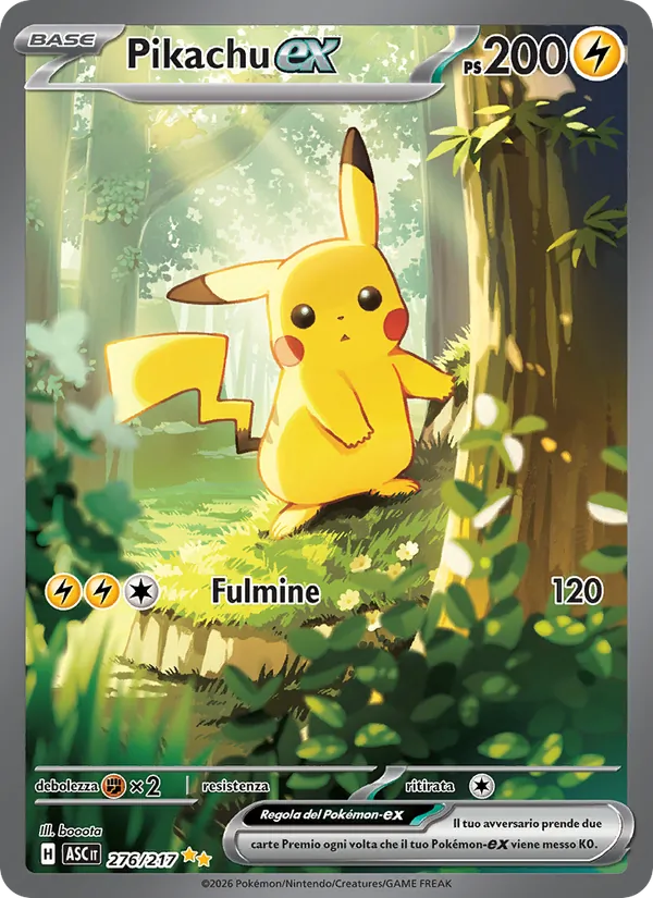 Pikachu-ex – Ascesa Eroica 276