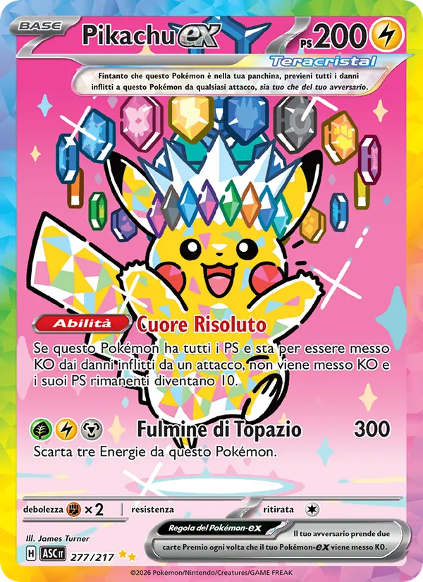 Pikachu-ex – Ascesa Eroica 277