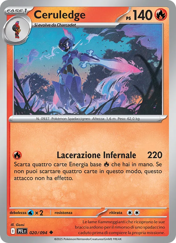 Ceruledge – Flamme Spettrali 20
