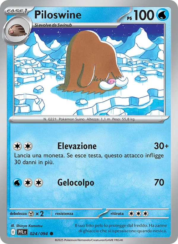 Piloswine – Flamme Spettrali 24