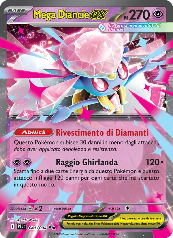 Mega Diancie-ex – Flamme Spettrali 41
